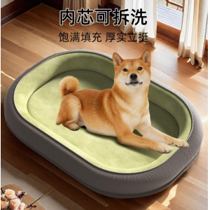 狗窝四季通用可h拆洗狗垫子冬季保暖大中小型犬狗狗睡觉狗床宠物