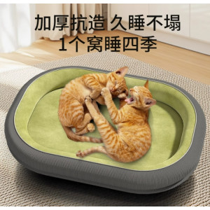 狗窝四季通用可h拆洗狗垫子冬季保暖大中小型犬狗狗睡觉狗床宠物