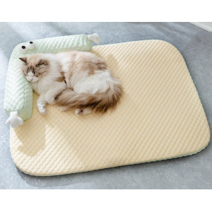 狗窝四季通用凉感靠垫沙发宠物窝泰迪可拆洗狗垫子猫窝深度睡眠窝