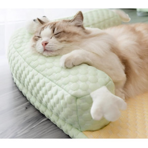 狗窝四季通用凉感靠垫沙发宠物窝泰迪可拆洗狗垫子猫窝深度睡眠窝