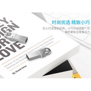 小金属挂扣U盘创意钥匙扣U盘便携金属防水挂扣可定制系统盘u盘